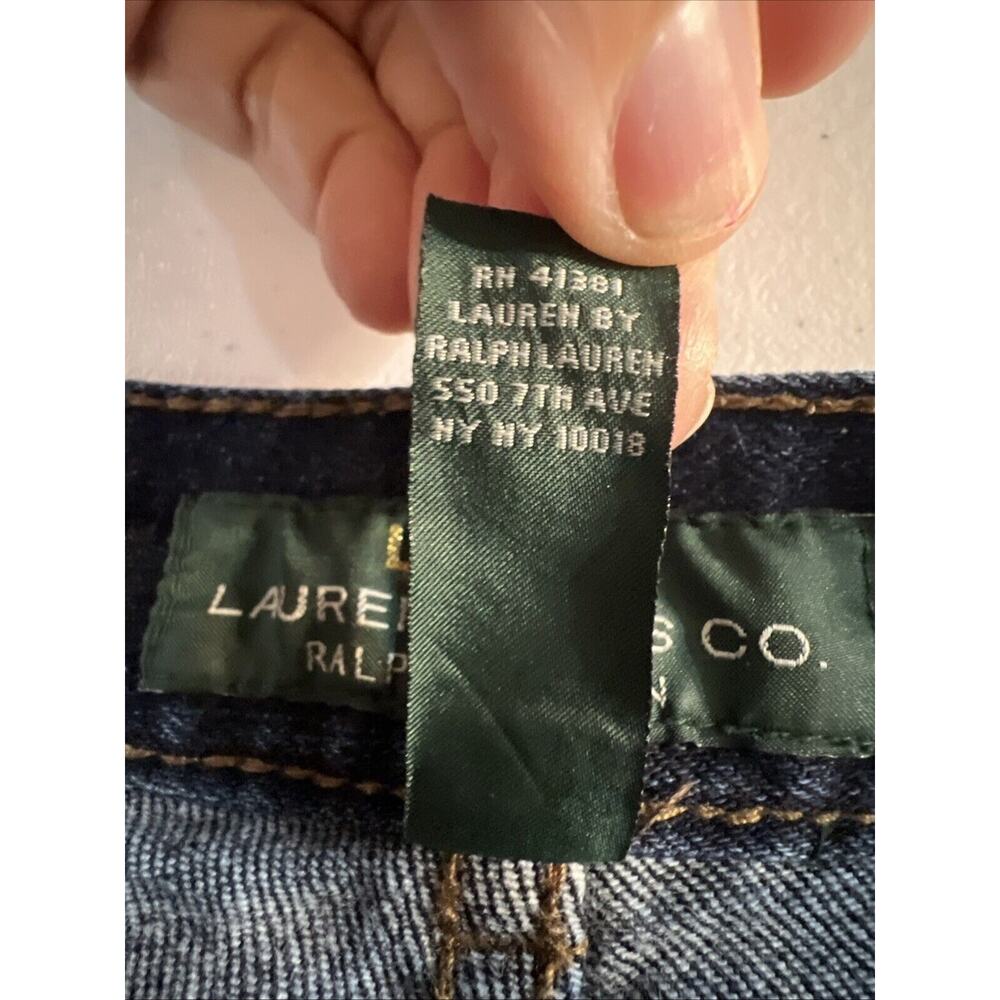 LRL Lauren Jeans Co Ralph Lauren Womens 14 Jeans preppy classic straight western - Picture 7 of 8